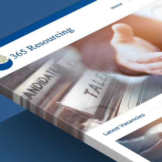 365 Resourcing Website Re-design 365 Resourcing Website Re-design